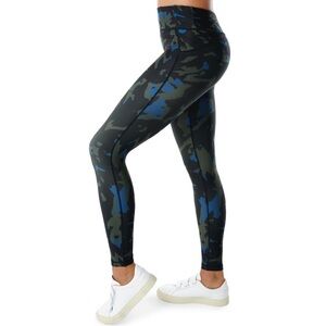 Sweaty Betty All Day Leggings Black Split Camo Print Size XS NWT